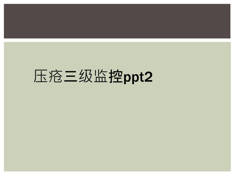 压疮三级监控ppt2_第1页