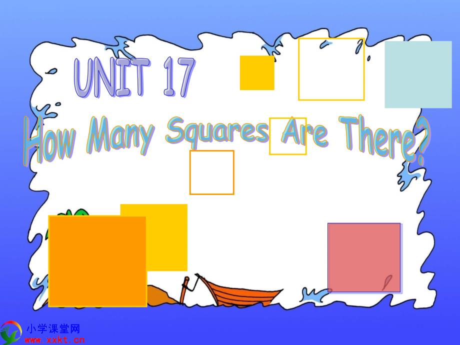 三年级英语上册《Module 6 Unit 17 How Many Squares Are There》课件（广州版）_第1页