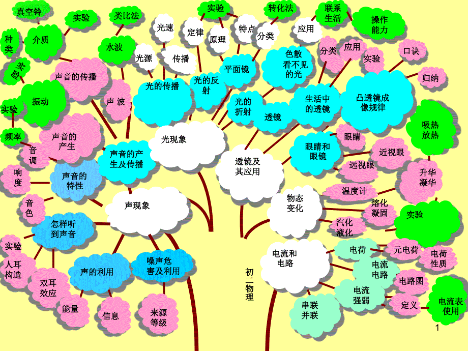 初中物理知识树(全)_第1页