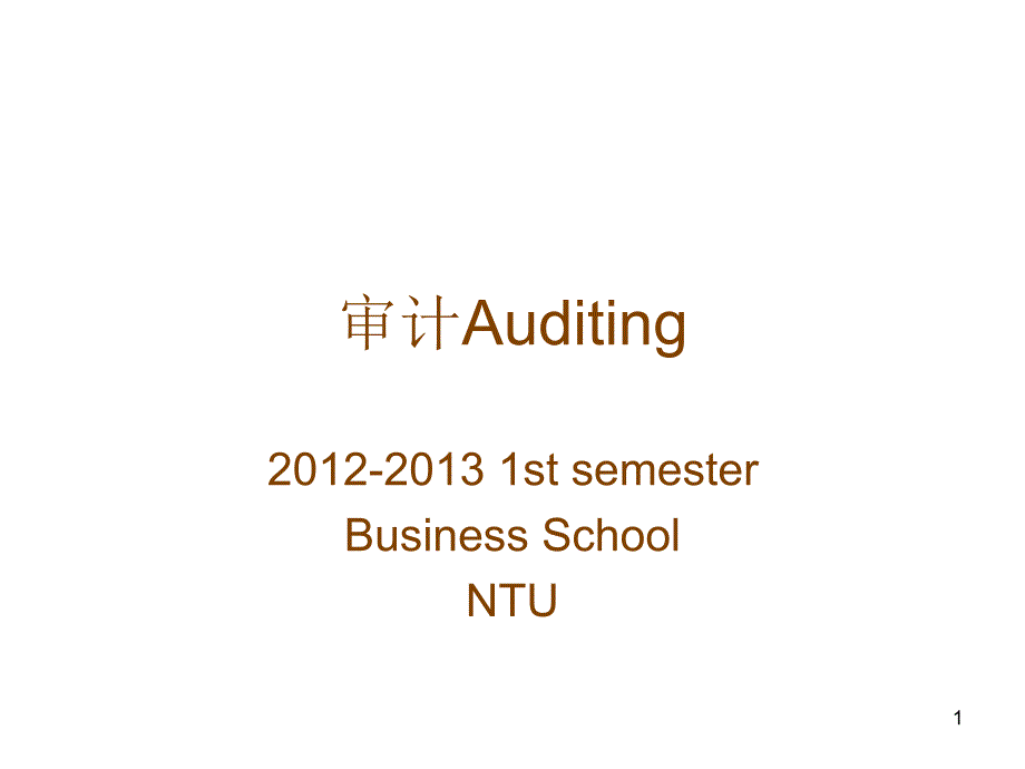 审计Auditing_第1页