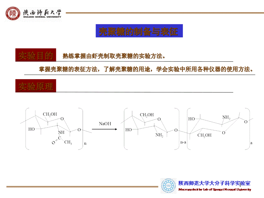 壳聚糖的制备与表征_第1页