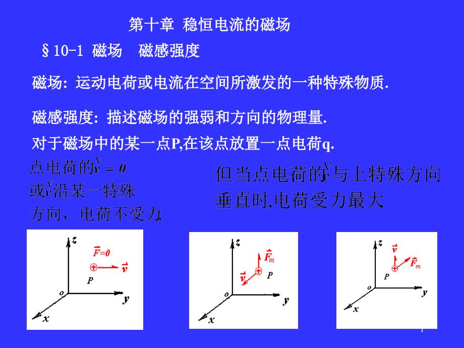 稳恒电流的磁场_第1页