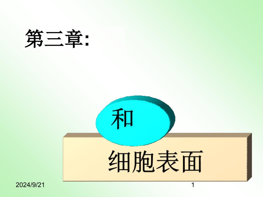 生物膜和细胞表面刘志学broken_第1页