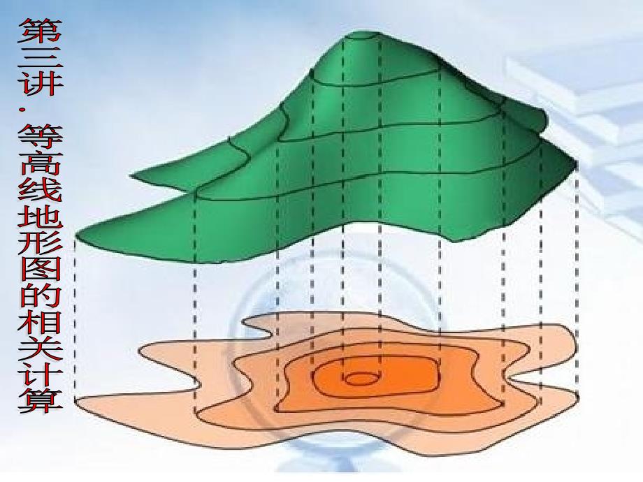 第三讲等高线图的相关计算_第1页