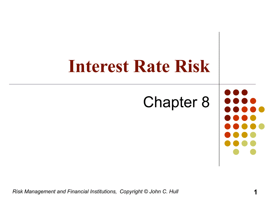 第八章 利率风险_第1页