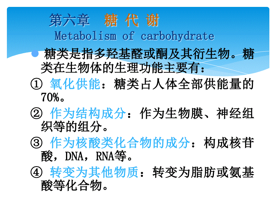 糖 代 谢_第1页