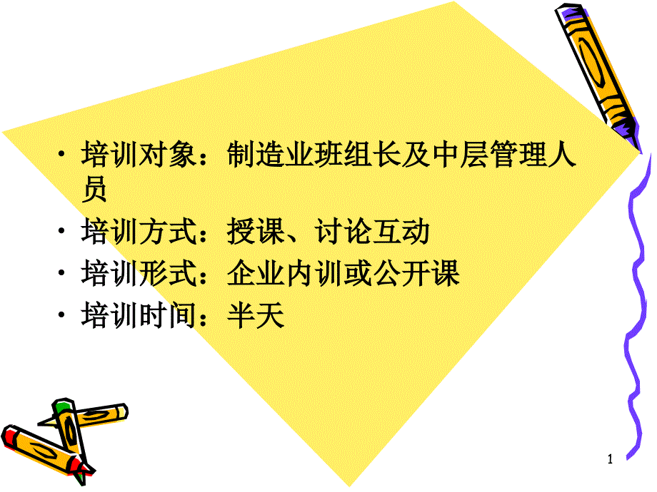 制造型企业班组长培训_第1页