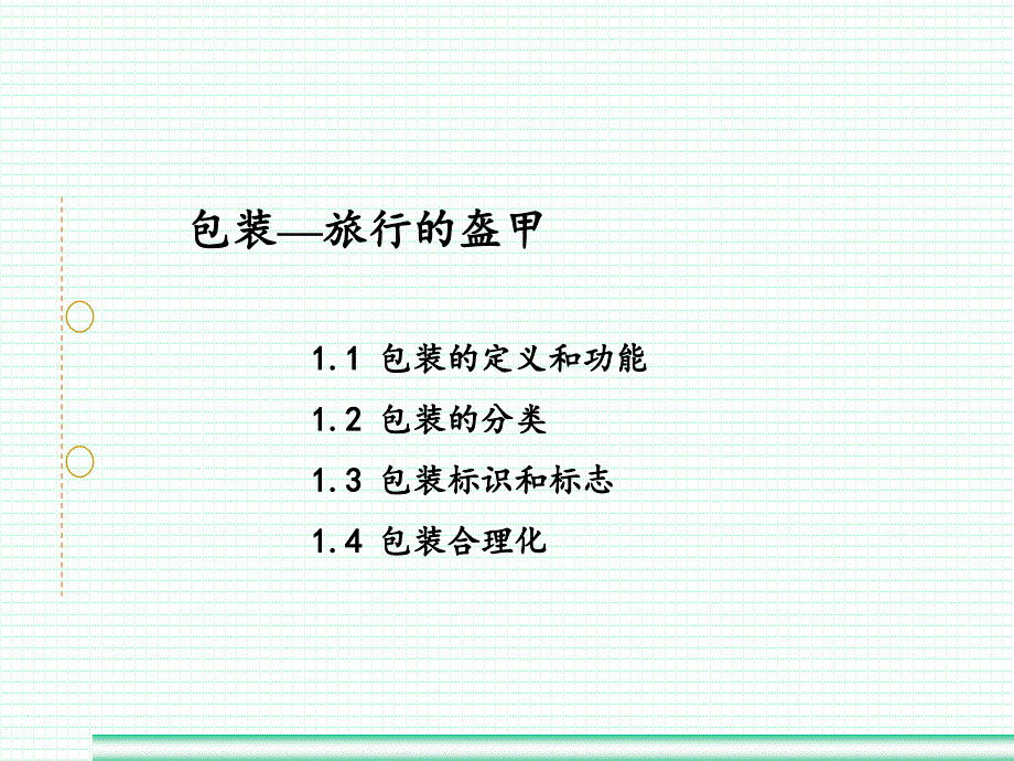 现代物流管理-包装—旅行的盔甲课件_第1页