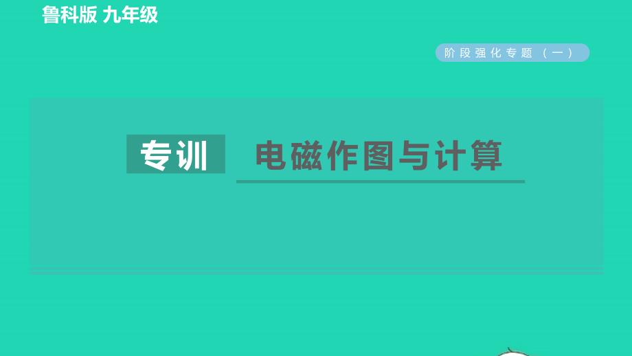 2022九年级物理下册第16章电磁现象阶段强化专题一专训电磁作图与计算习题课件鲁科版五四制_第1页