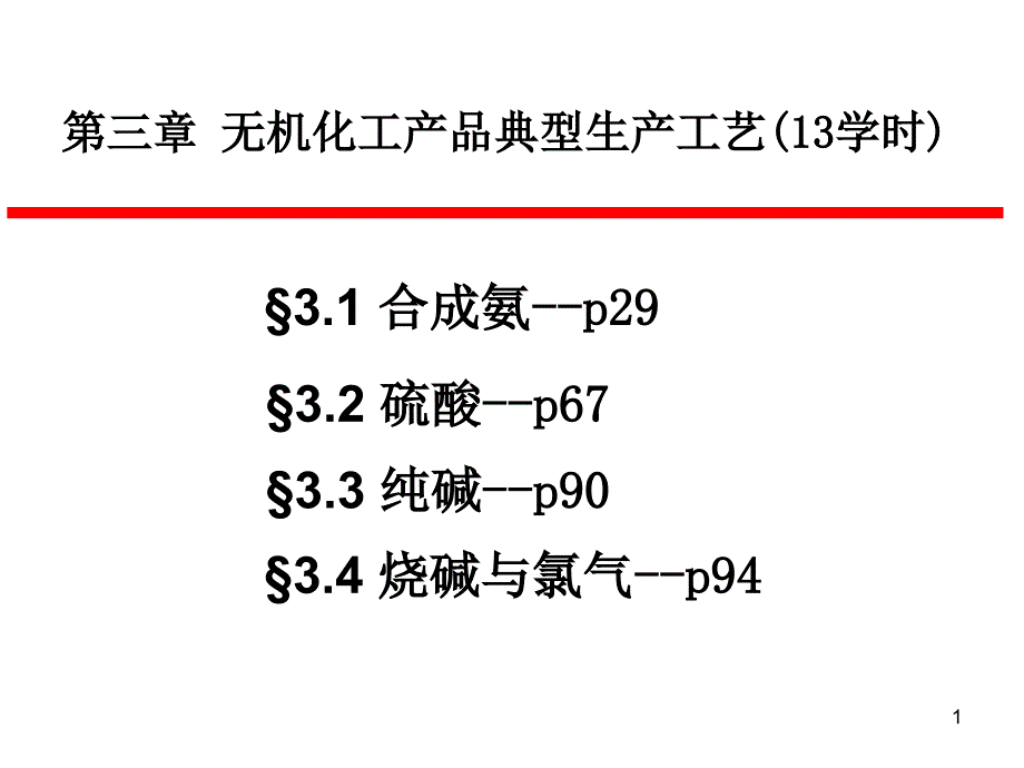 无机化工产品典型生产工艺_第1页