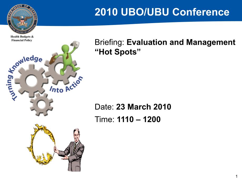 Briefing Evaluation and Management “Hot Spots”：介绍评价和管理的“热点”_第1页