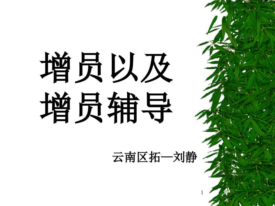 增员以及增员辅导(新)_第1页