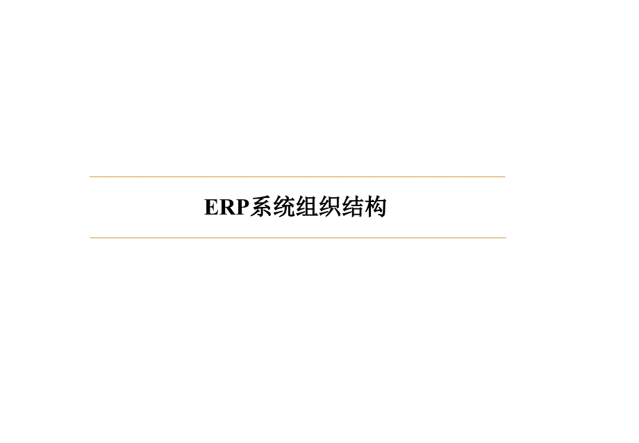 联通ERP系统组织及帐簿结构_第1页