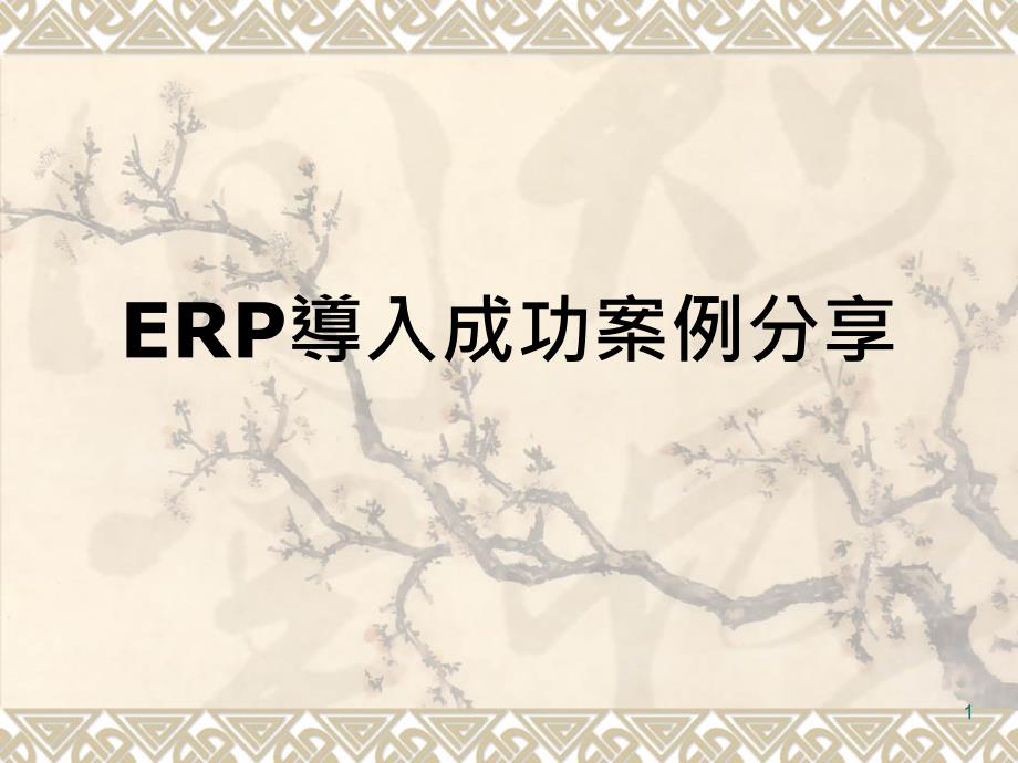 ERP导入实例分享-胡德旺.._第1页