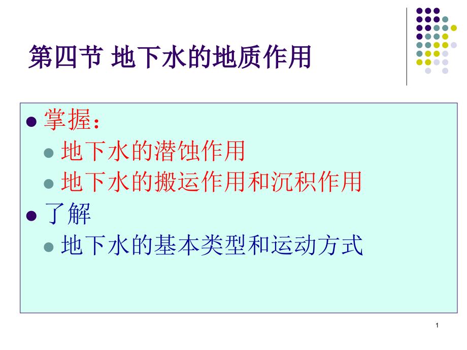 11地下水冰川的地质作用_第1页