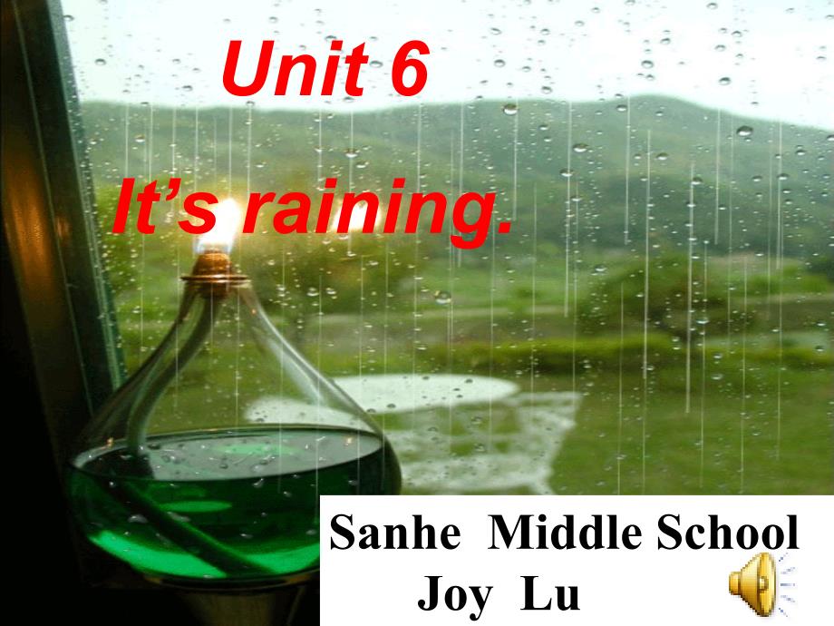 人教新目标七年级下册unit 6 It`s raining !period1课件43_第1页