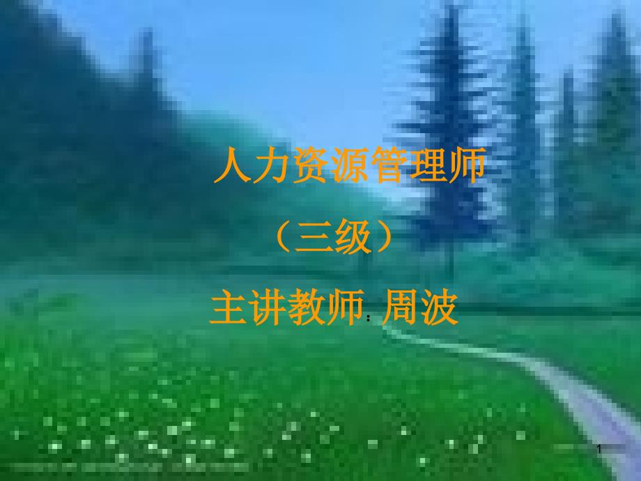 人力资源管理师(三级)讲义_第1页