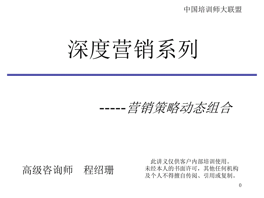 营销策略动态组合_第1页