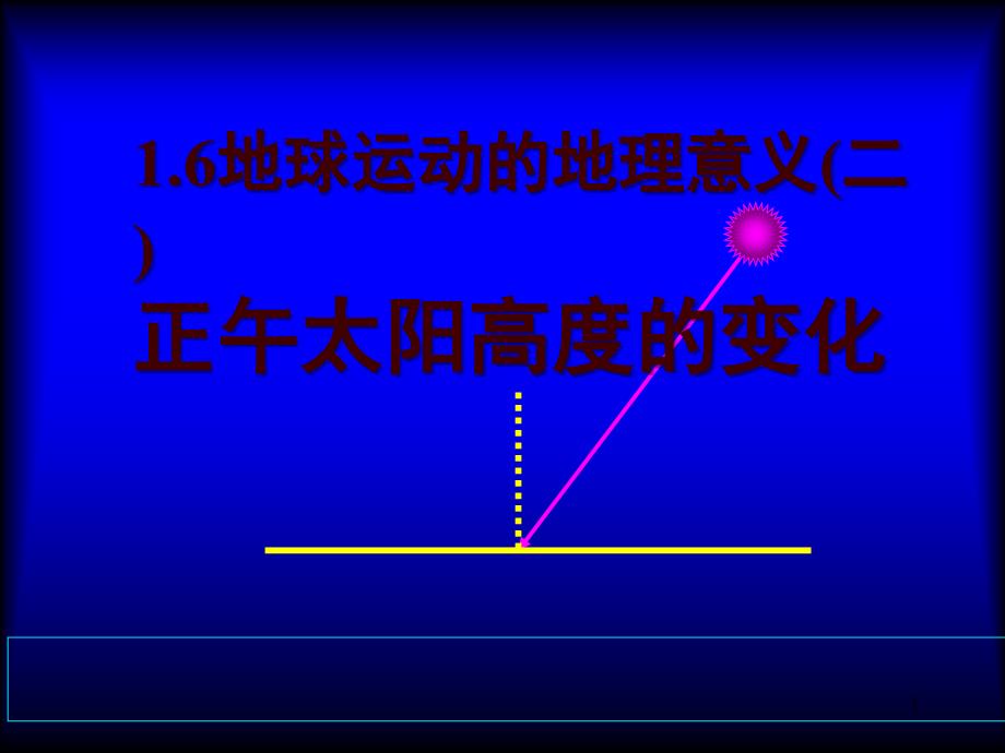 1.3中午太阳的分布规律_第1页