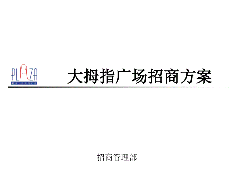 某商业广场招商方案_第1页