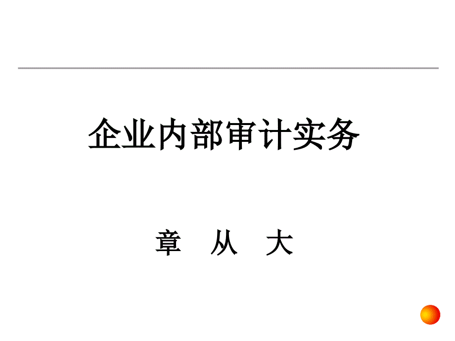 企业内部审计实务讲解_第1页