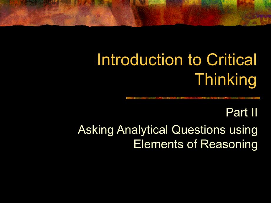 Introduction to Critical Thinking_第1页