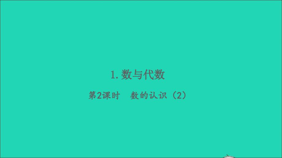 2022春六年级数学下册第6单元整理与复习1数与代数第2课时数的认识2习题课件新人教版_第1页