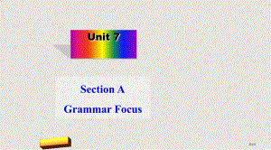 人教版九年级英语 Unit 7 Grammar Focus市公开课一等奖省优质课获奖课件