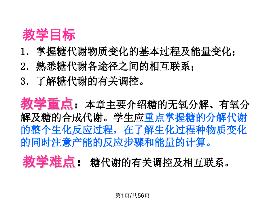 生物化学9糖类代谢课件_第1页