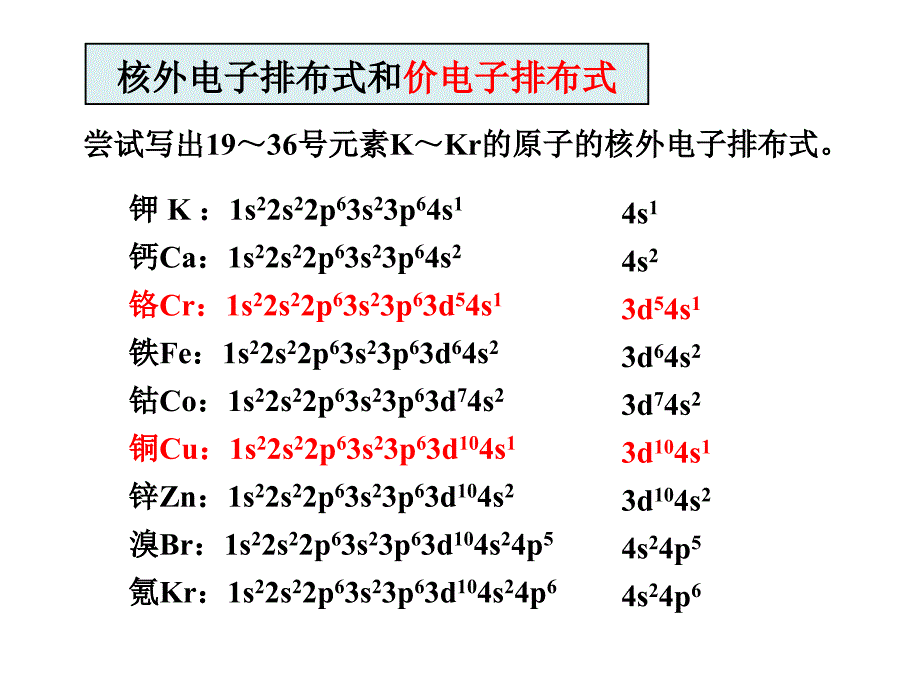 19～36号电子排布式_第1页