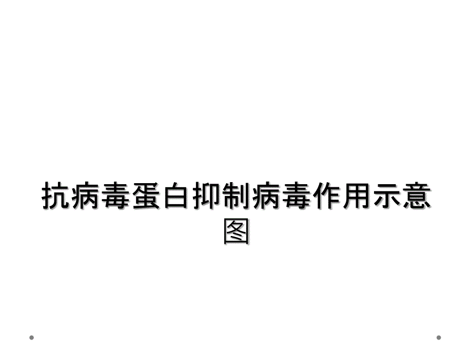 抗病毒蛋白抑制病毒作用示意图_第1页