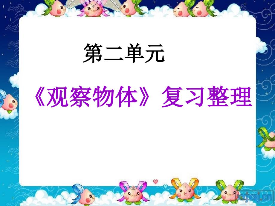 新人教版四年级数学下册第二单元《观察物体》复习整理_第1页