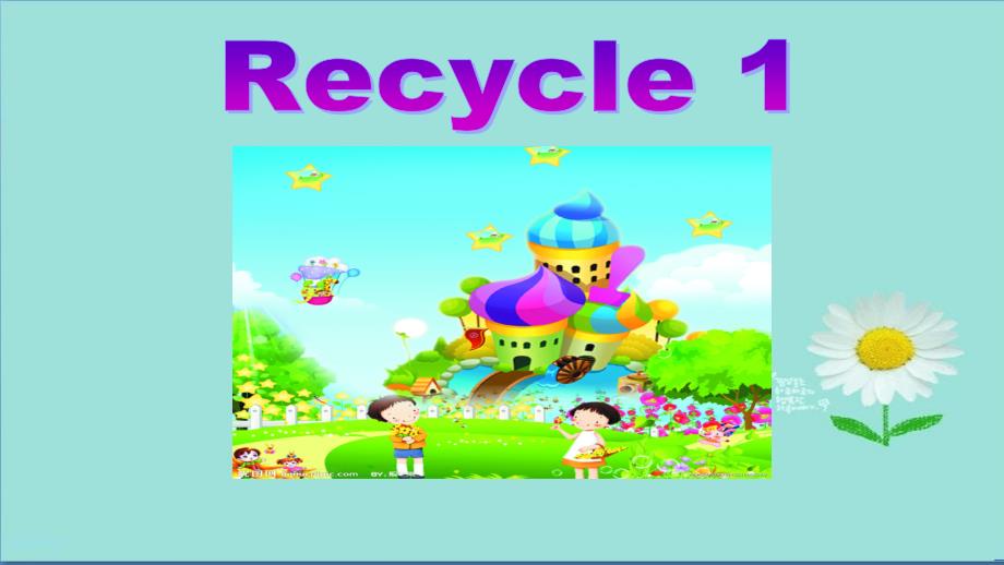 PEP人教版小学三年级上册英语Recycle1课件_第1页