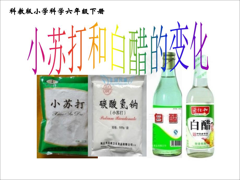 小苏打和白醋的变化PPT课件_第1页