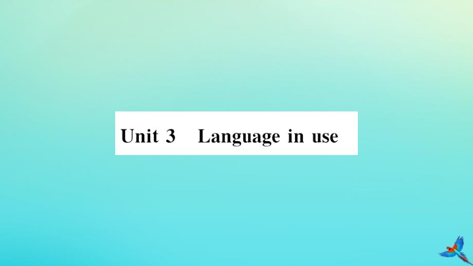 2020年秋九年级英语上册Module1WondersoftheworldUnit3Languageinuse小册子习题课件新版外研版_第1页