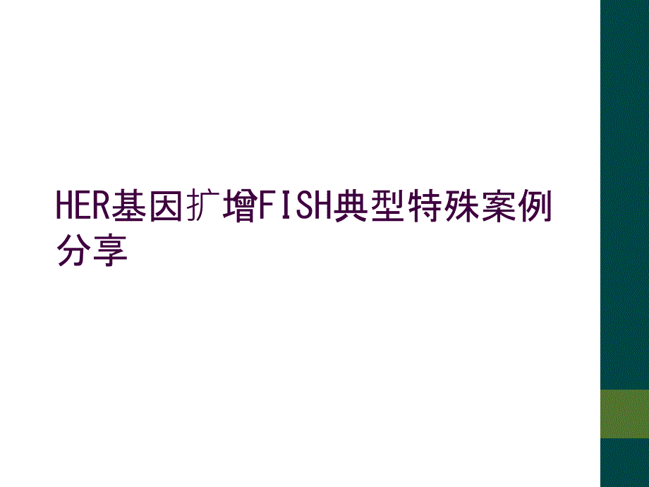 HER基因扩增FISH典型特殊案例分享_第1页