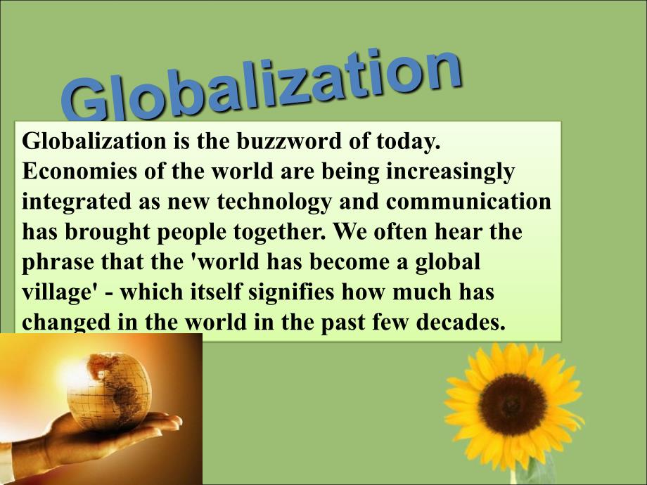 Globalization全球化_第1页