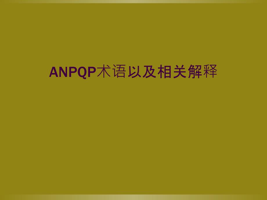 ANPQP术语以及相关解释_第1页