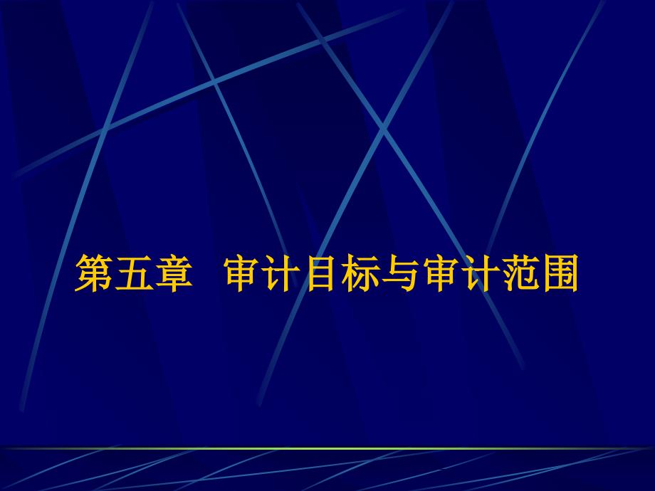 第五章 审计目标与审计范围【-】_第1页