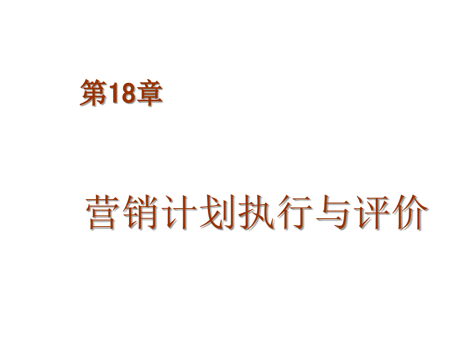 营销计划执行及其评价_第1页