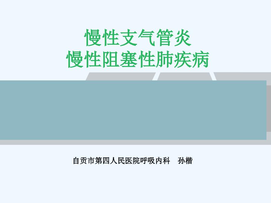 慢性支气管炎肺气肿慢性阻塞性肺疾病资料_第1页