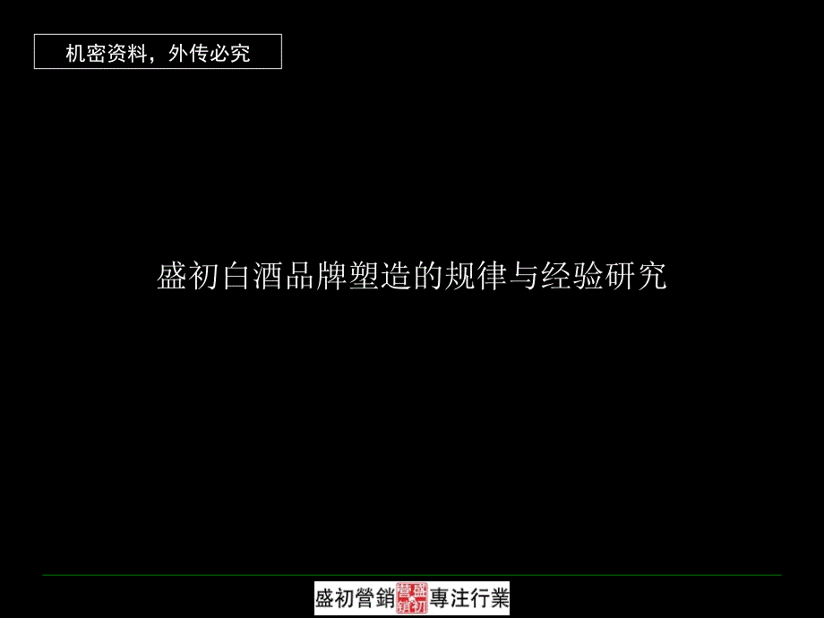 白酒品牌策略研究_第1页