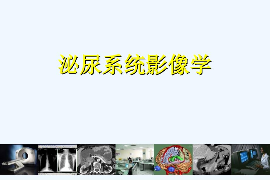 推荐医学影像诊断课件图文详解完整版泌尿系统影像学_第1页