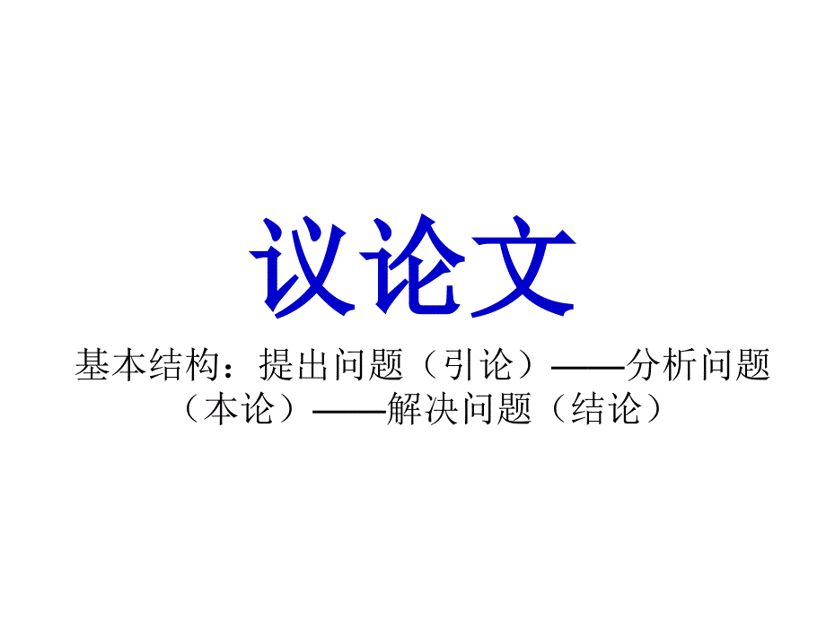 议论文知识点_第1页