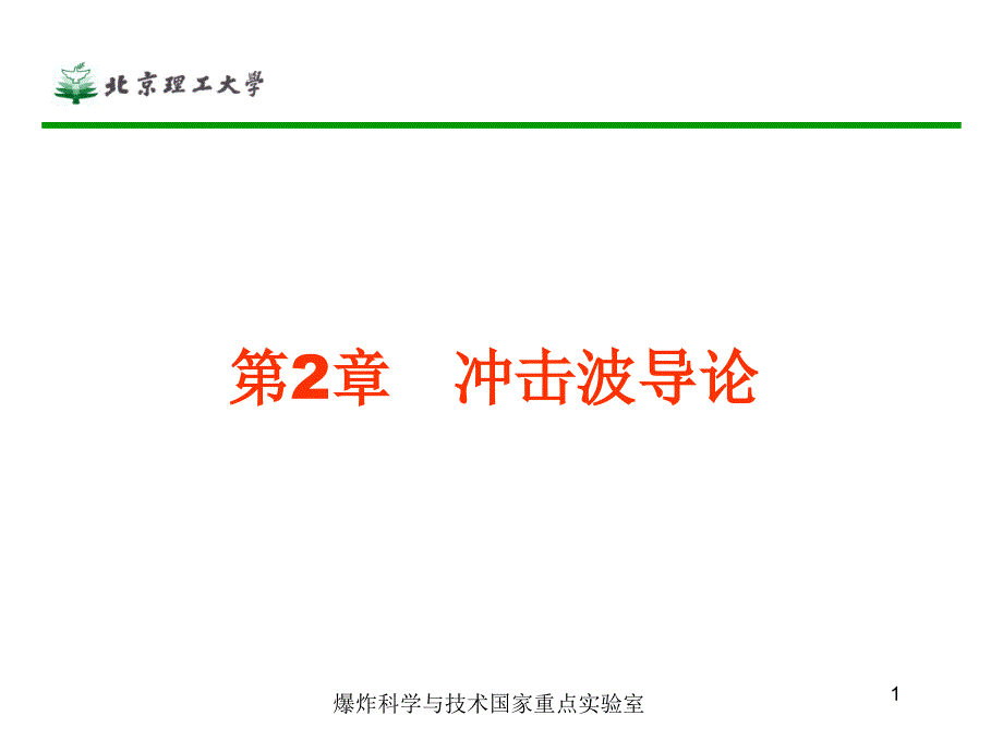 爆轰学 _冲击波导论_第1页