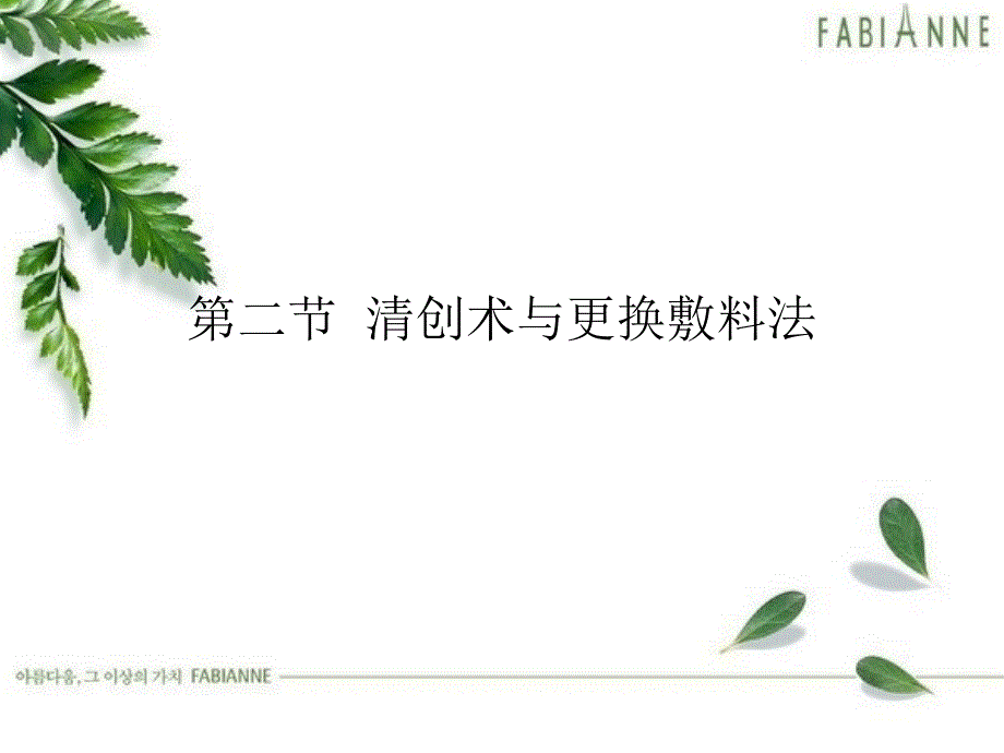 清创术换药包扎技术_第1页