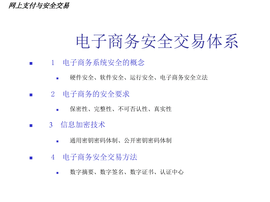 电子商务安全交易体系培训教材_第1页