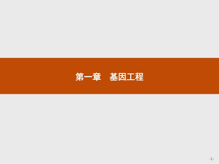 高二生物苏教版选修3课件：1.1 基因工程概述_第1页