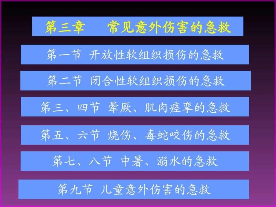 常见意外伤害的急救课件_第1页