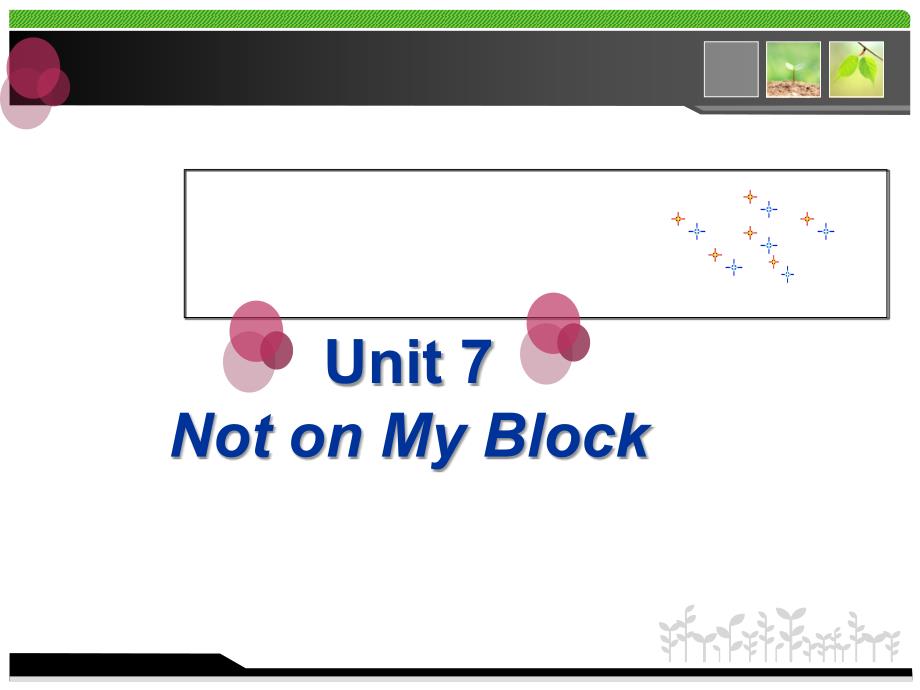 大学英语IIUnit7NotonMyBlock_第1页